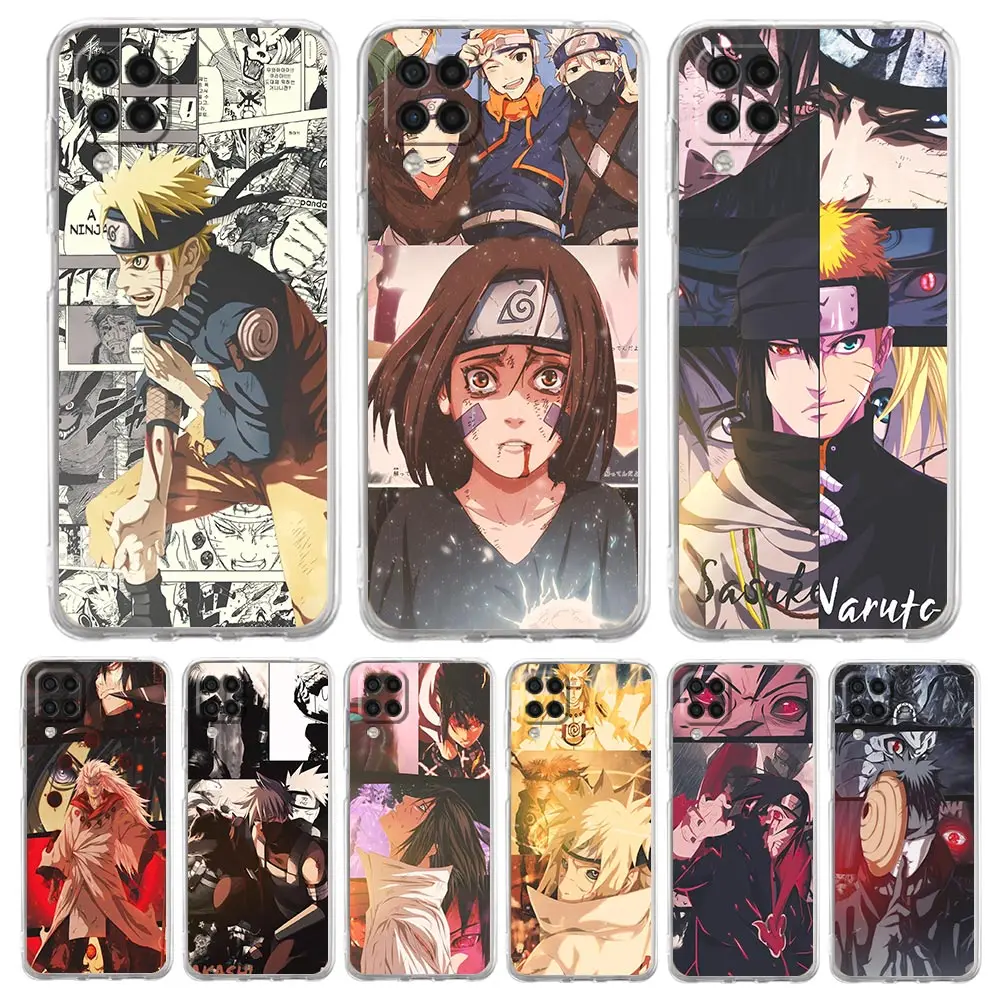 

Naruto Anime Sasuke Clear Phone Case For Samsung Galaxy A51 A71 A21S A12 A11 A31 A41 A52S A32 A01 A03S A13 A22 5G Silicone Cover