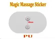 Фото Многоразовые электродные наклейки для массажа Magic Massage Stickers для электрического массажера YouPin Leravan TENS Pulse для расслабления мышц всего тела. №4