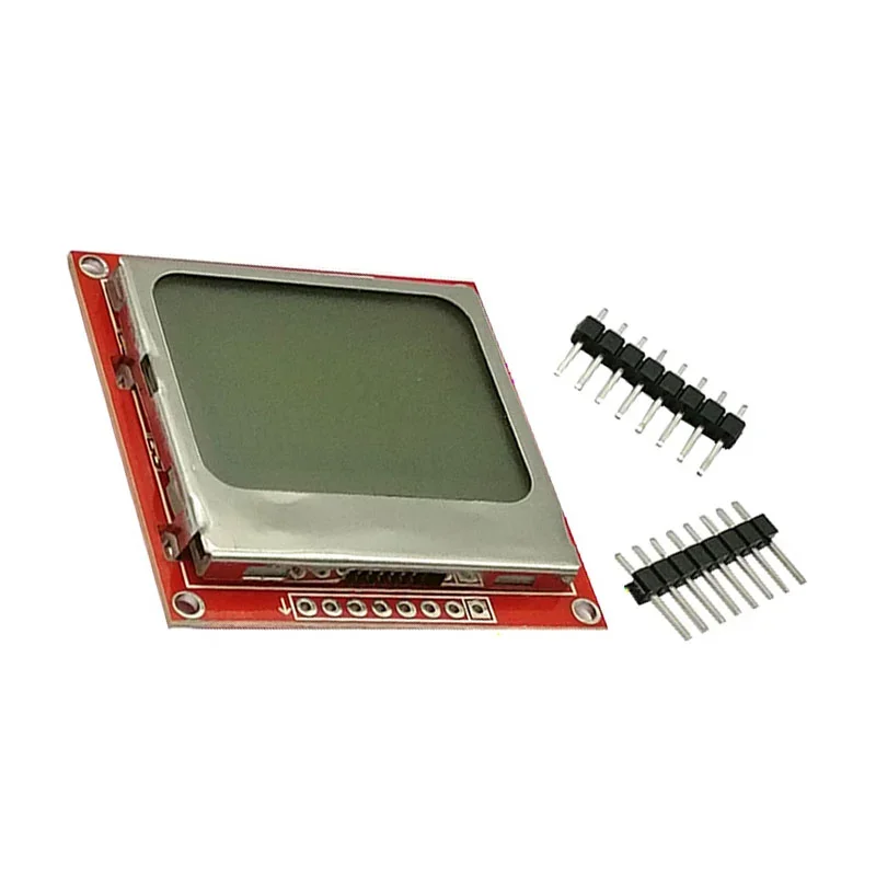 5110 ЖК-дисплей с красным ЖК-дисплеем модуль NokiaLCD белый светильник PCB экран для Arduino