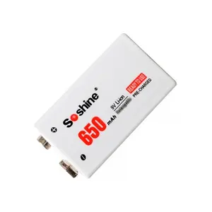 Аккумулятор Крона Soshine 9V Li-Ion 680mAh