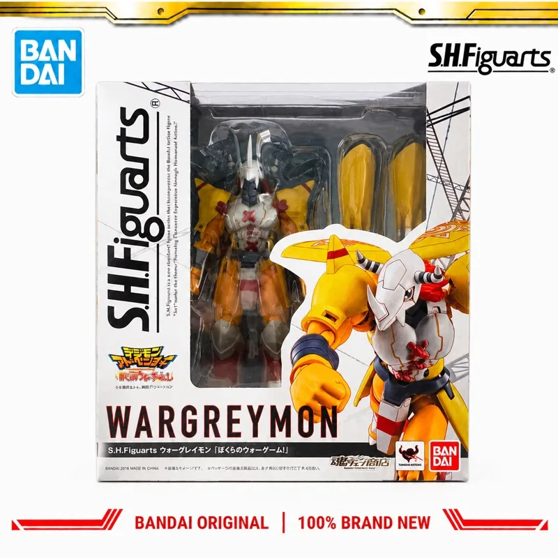 В наличии: Оригинальная фигурка Bandai S.H. Figuarts Digimon Adventure Wargreymon, новая, в коробке, персонаж аниме. (art.: 3920db3418bbe) - 3920db3418bbe