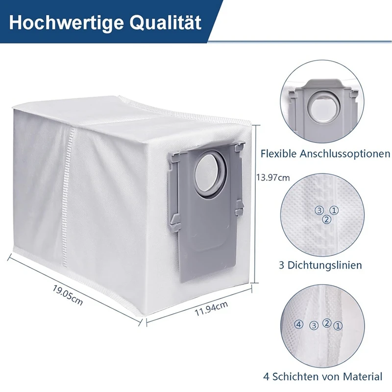 Запчасти для робота-пылесоса Roborock Q Revo/Roborock P10 основная и боковые щетки фильтры