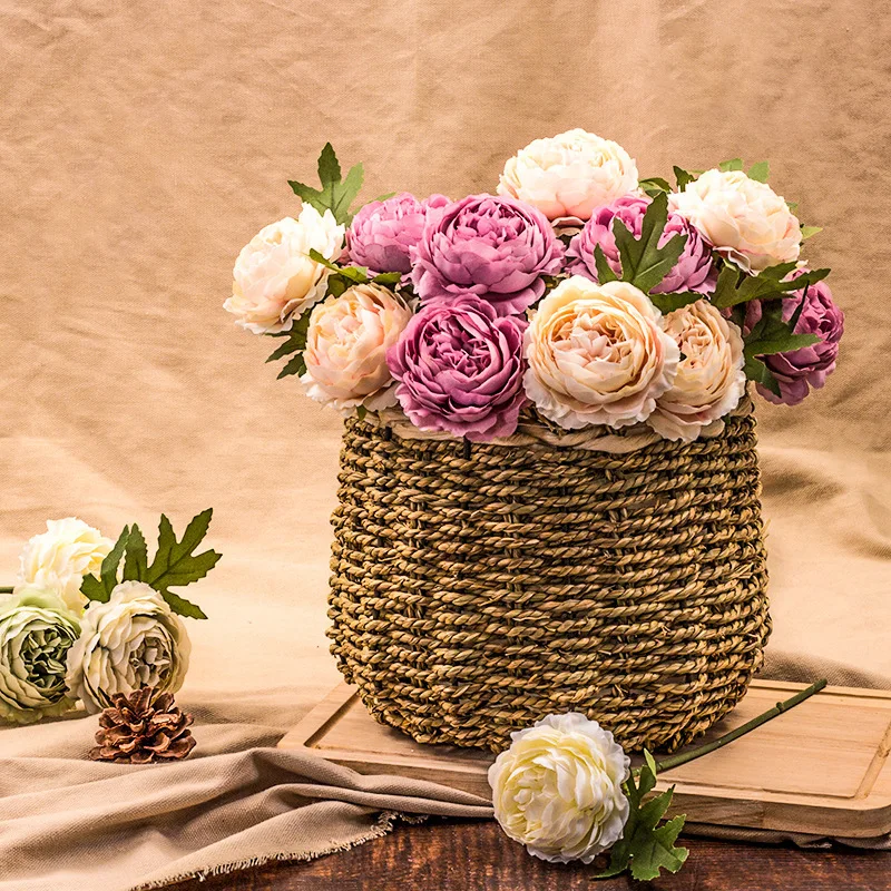 

Новые Красивые Искусственные цветы, декор для свадебного стола, длинный букет, искусственное растение, подарки на день Святого Валентина