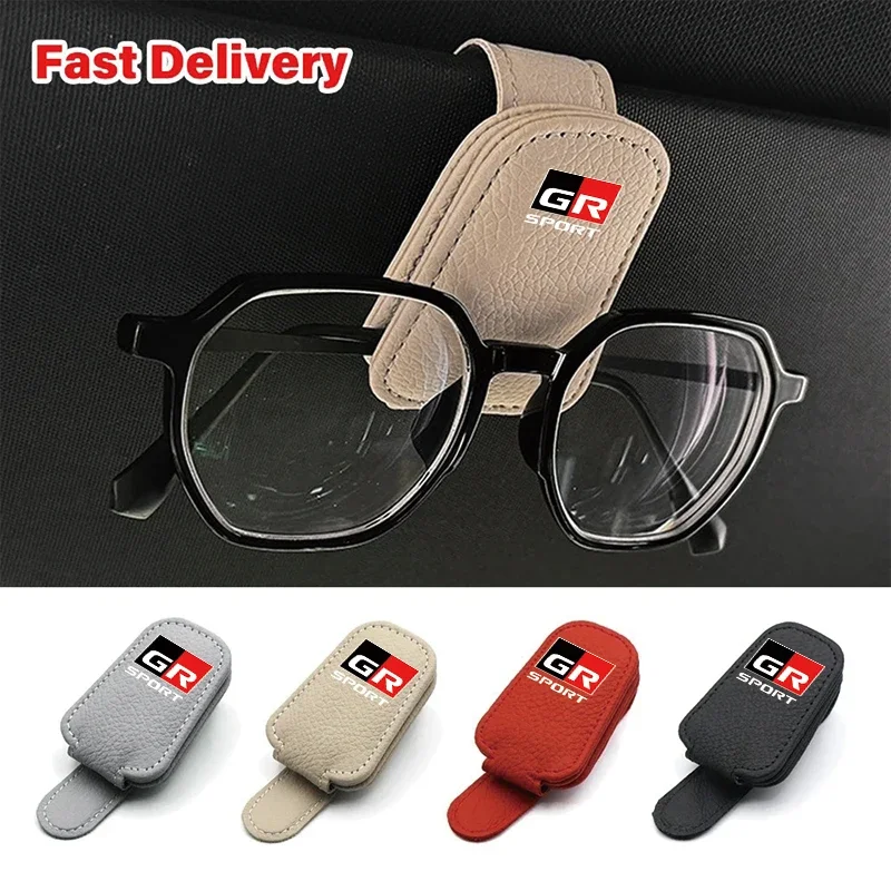 1 шт. автомобильные солнцезащитные козырьки магнитный кожаный зажим для