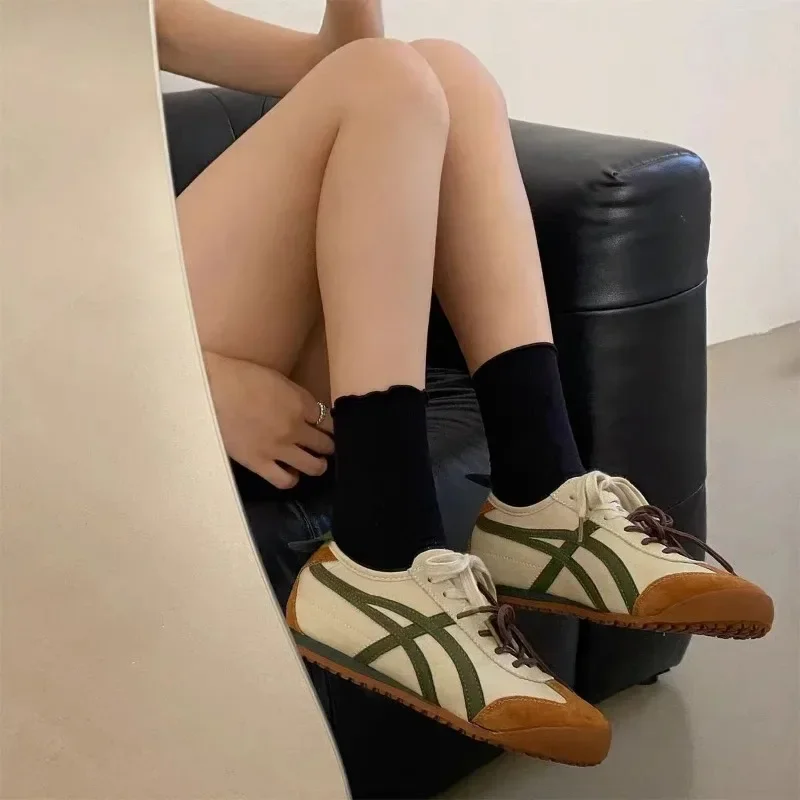 Французская женская спортивная обувь на плоской подошве весенне-осенняя модная