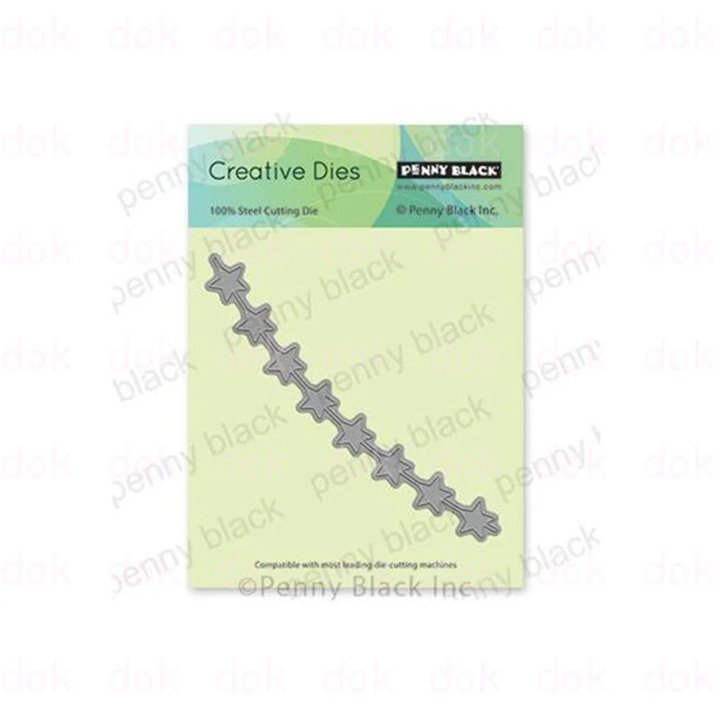 

String of Stars Metal Craft Cutting Dies For DIY Scrapbooking Paper Diary Decoration Manual Handmade For 2023 Embossing New