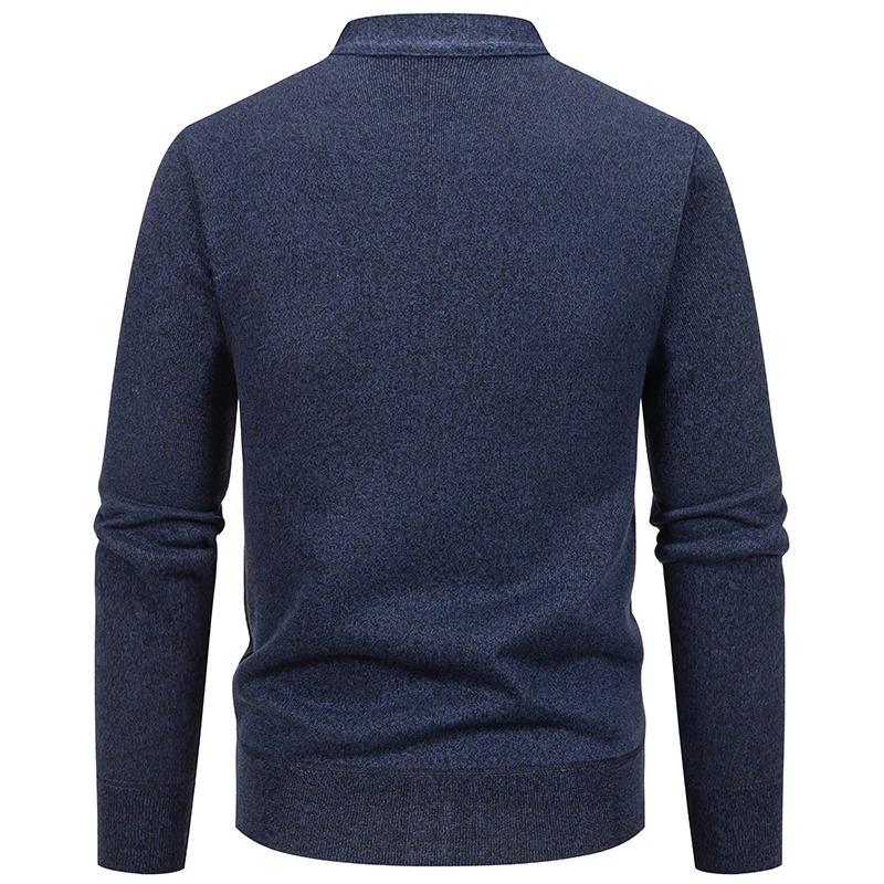 Мужской трикотажный кардиган с V-образным вырезом размеры до XXL