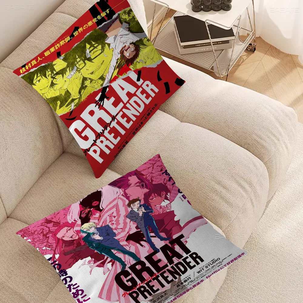 Чехол для подушки Great Pretender наволочка с декором принтом чехол дивана