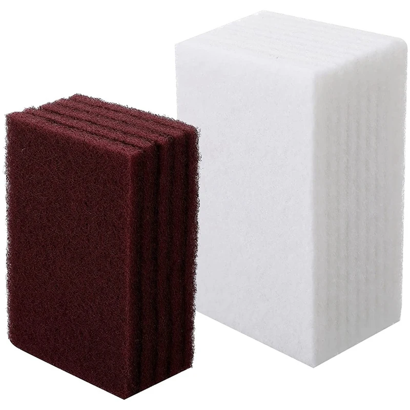 

General Purpose Pads Including 10Pcs Scrubbing Pads 5Pcs General Purpose Scuff Pads For Scuffing