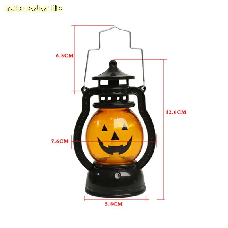 Декоративная электронная светодиодсветодиодный Свеча на Хэллоуин портативная