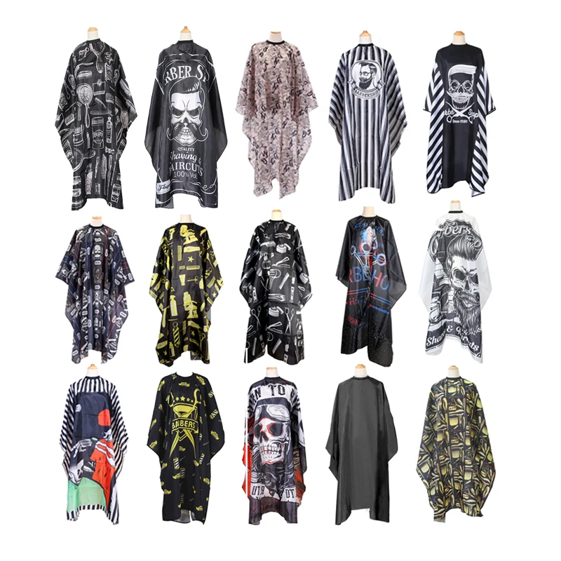 

Professional Hair Salon Cutting Waterproof Cape Barber Styling Tool Salon Hairdresser Visible Apron Hairdressing Gown Cape