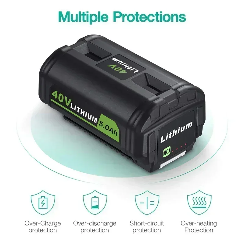 Аккумулятор для Ryobi OP4050 40 В литиевая батарея