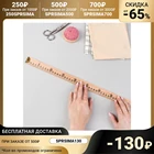 Метр деревянный, 100 см, смдюймы
