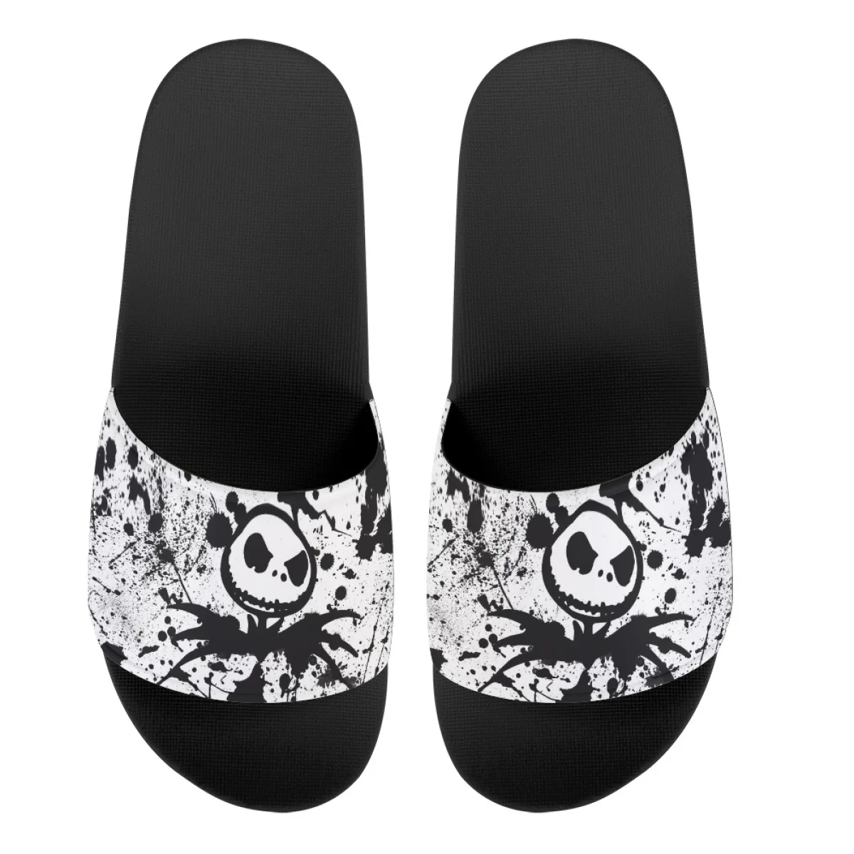 Funny Little Ghost Slippers Summer Holiday Classic Round Toe Flat Shoe For Unisex Design Casual Open Toe Flip-flop Holiday Gift