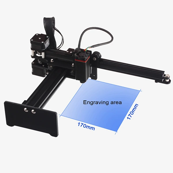 Portable Desktop Laser Engraver Printer 3500mw 7w power diode laser engraving machine laser engraving and cutting machine enlarge