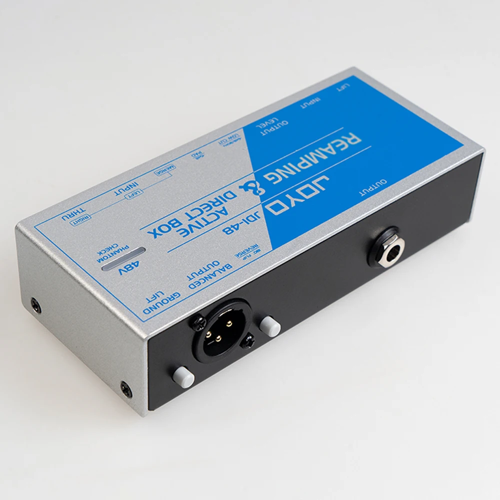 Фото JOYO JDI-48 Stereo Mix педаль для гитарных эффектов Preamp DI BOX, переключение сигнала, запись в режиме реального времени, многофункциональные эффекты №3