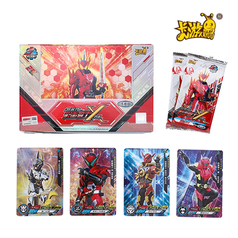 

Kamen Rider Card Legendary Edition Masked Rider Collection Interactive Game Peripheral Paper Flash Child Birthday Gift 120PCS