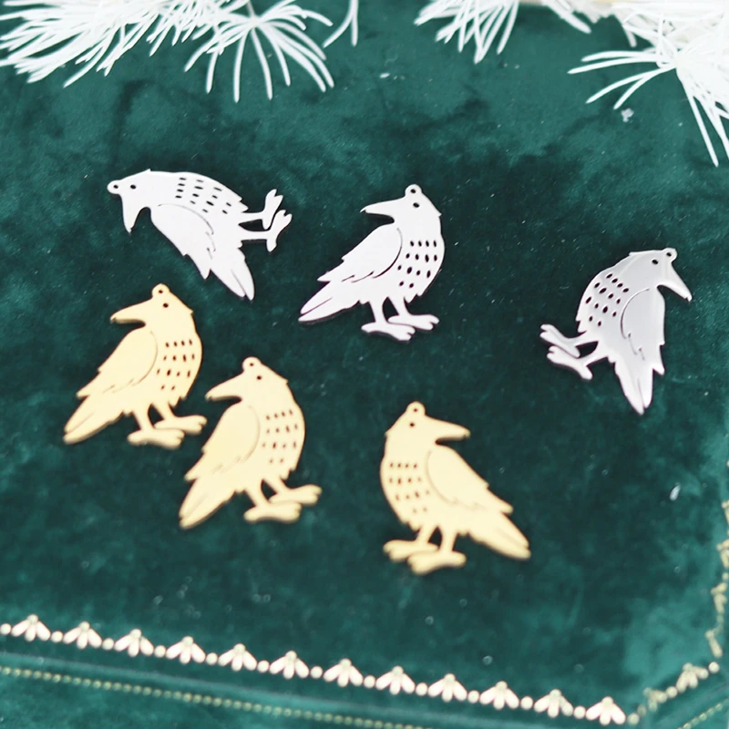 Подвески в виде летающей птицы для изготовления ювелирных изделий