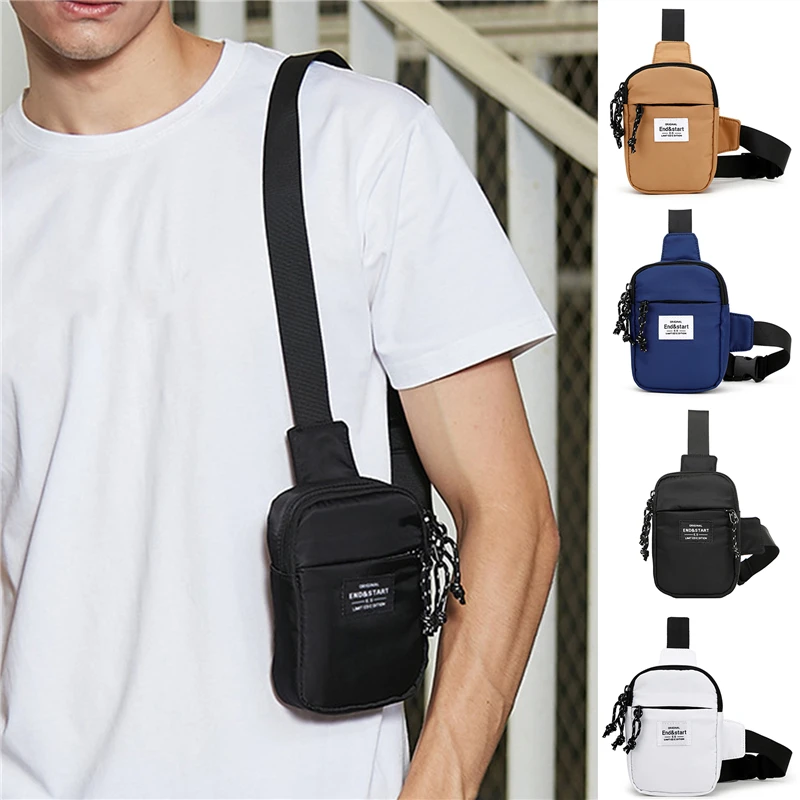 

Mens Shoulder Bag Oxford Luxury Fashion Men Chest Bag Man Sling Crossbody Bag for Male New Casual Handbag Travel Phone Bags