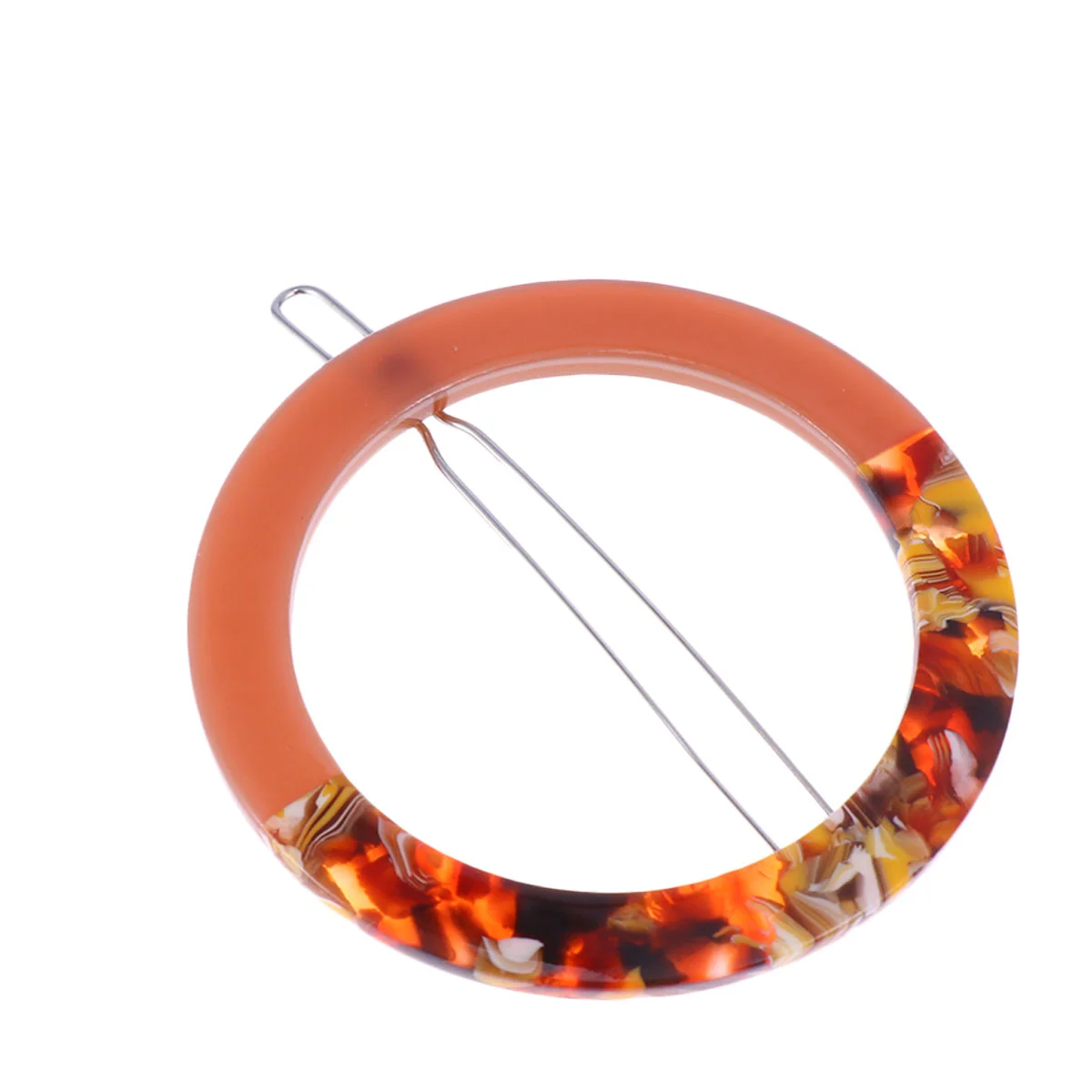 Модные женские блестящие смоляные заколки для волос геометрические аксессуары