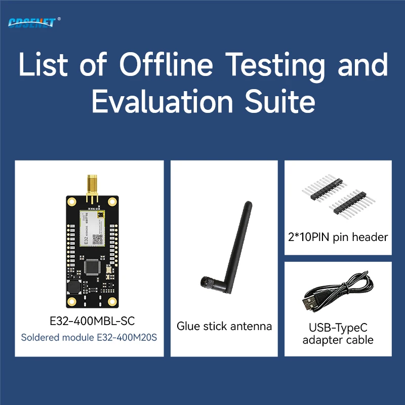 Радиочастотный трансивер Lora 433 МГц комплект для разработки автономного