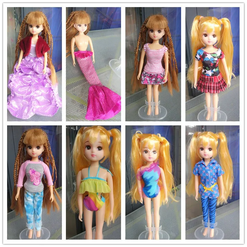 

30cm Doll Dress Fashion Clothes suit for licca For Barbie Doll for blythe Accessories Baby Toys Best Girl' Gift