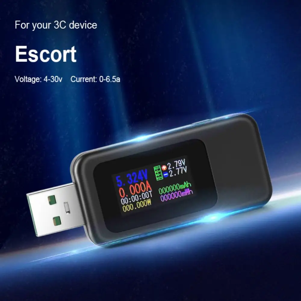 

in 1 USB tester DC Digital voltmeter amperimetro current voltage meter amp volt ammeter detector power bank charger indicator