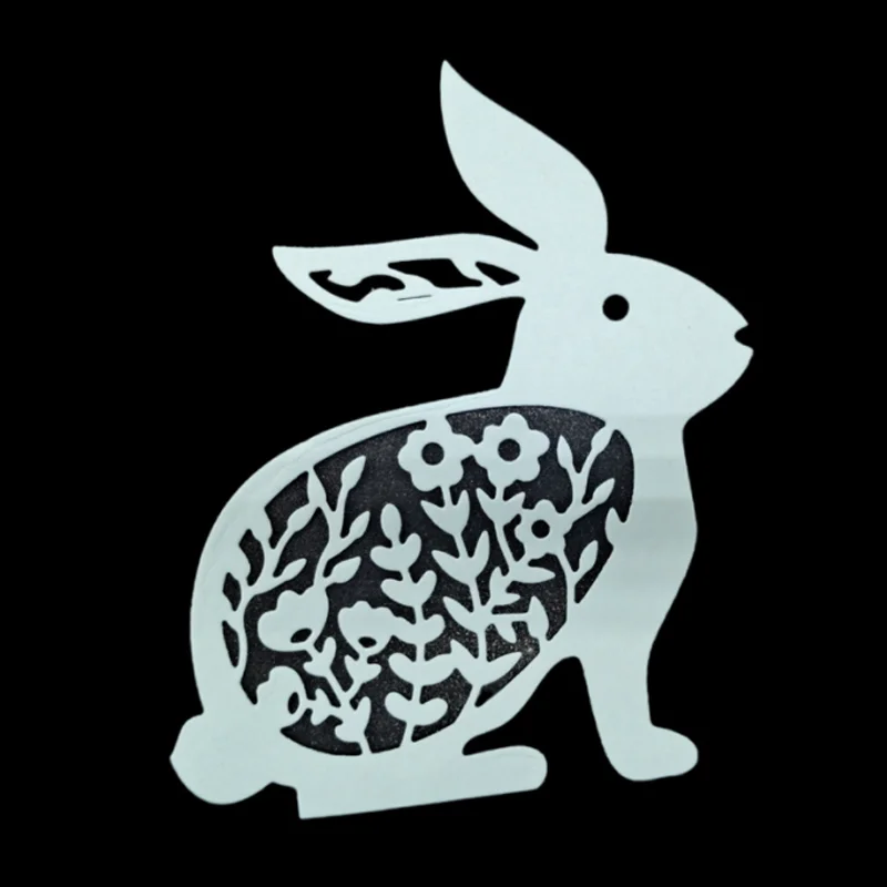 Kawaii Пасхальный кролик металлические Вырубные штампы Сделай Сам Скрапбукинг