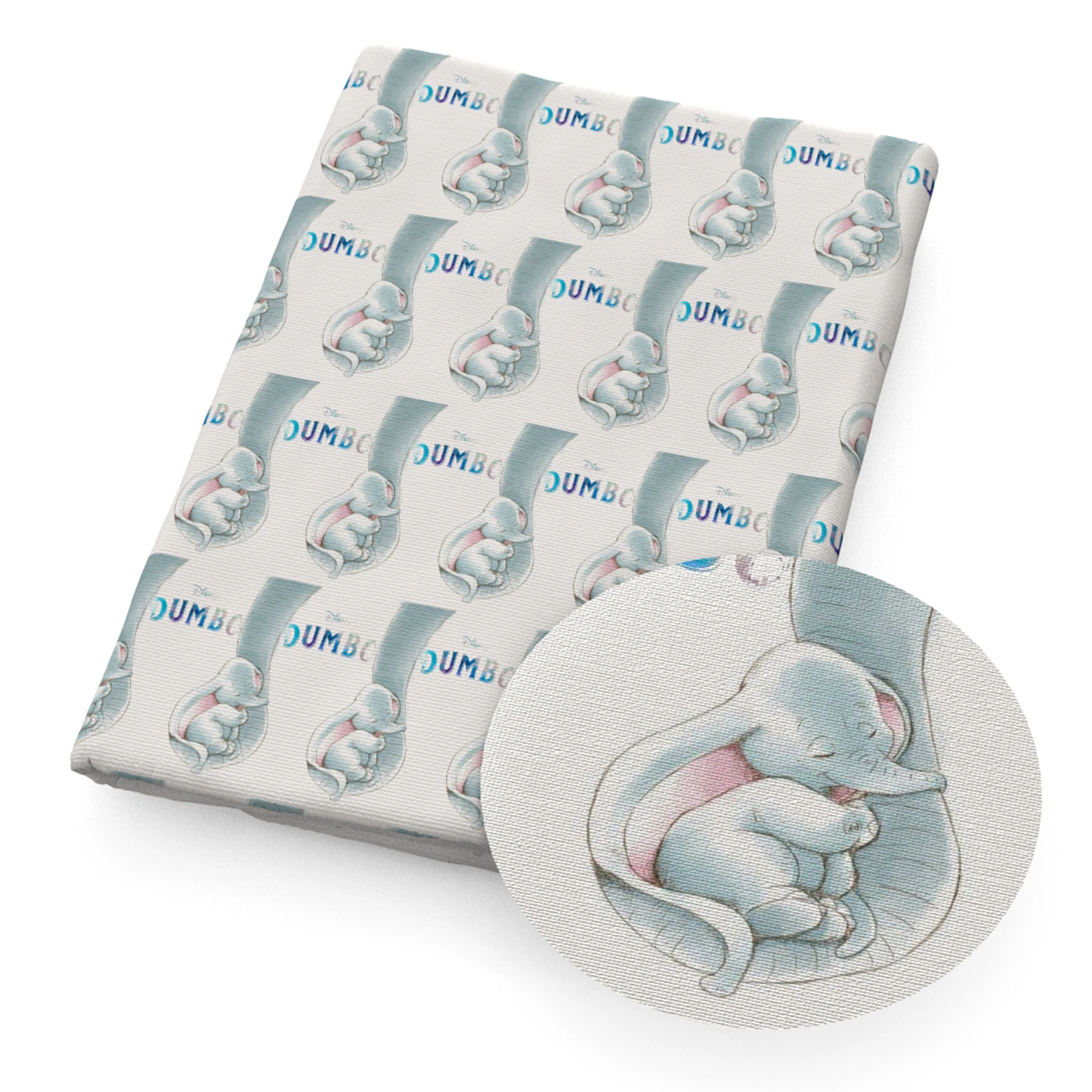 Disney слон Дамбо хлопчатобумажная ткань с принтом для шитья квилтинг лоскутного