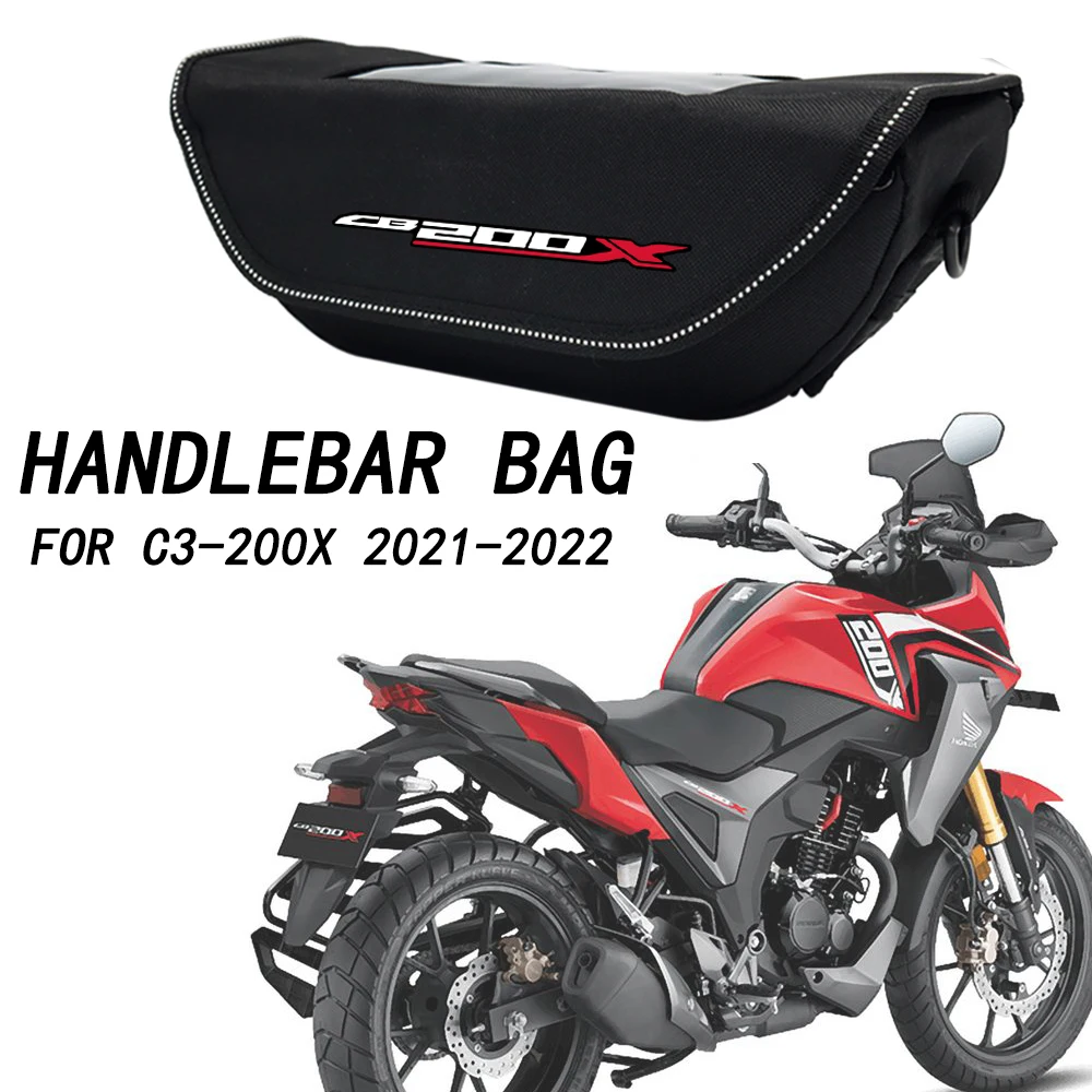 

For HONDA CB200X CB 200X CB-200X 2021-2022 Motorcycle accessory Waterproof And Dustproof Handlebar Storage Bag navigation bag