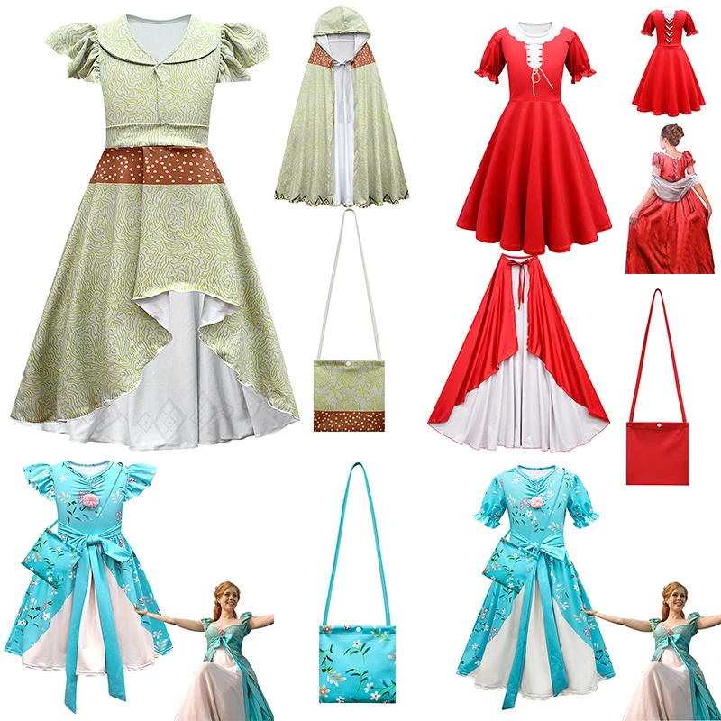 

Disney Girls Enchanted 2 Cosplay Costume Giselle Dress Halloween Princess Dresses Kids Carnival Birthday Party Gown Dress