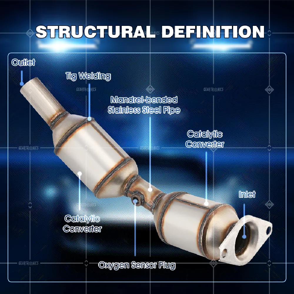 Цена Для Toyota Prius 2010 л 2011 2012 2013 2014 2015 прямой каталитический конвертер выхлопной трубы с датчиком кислорода
