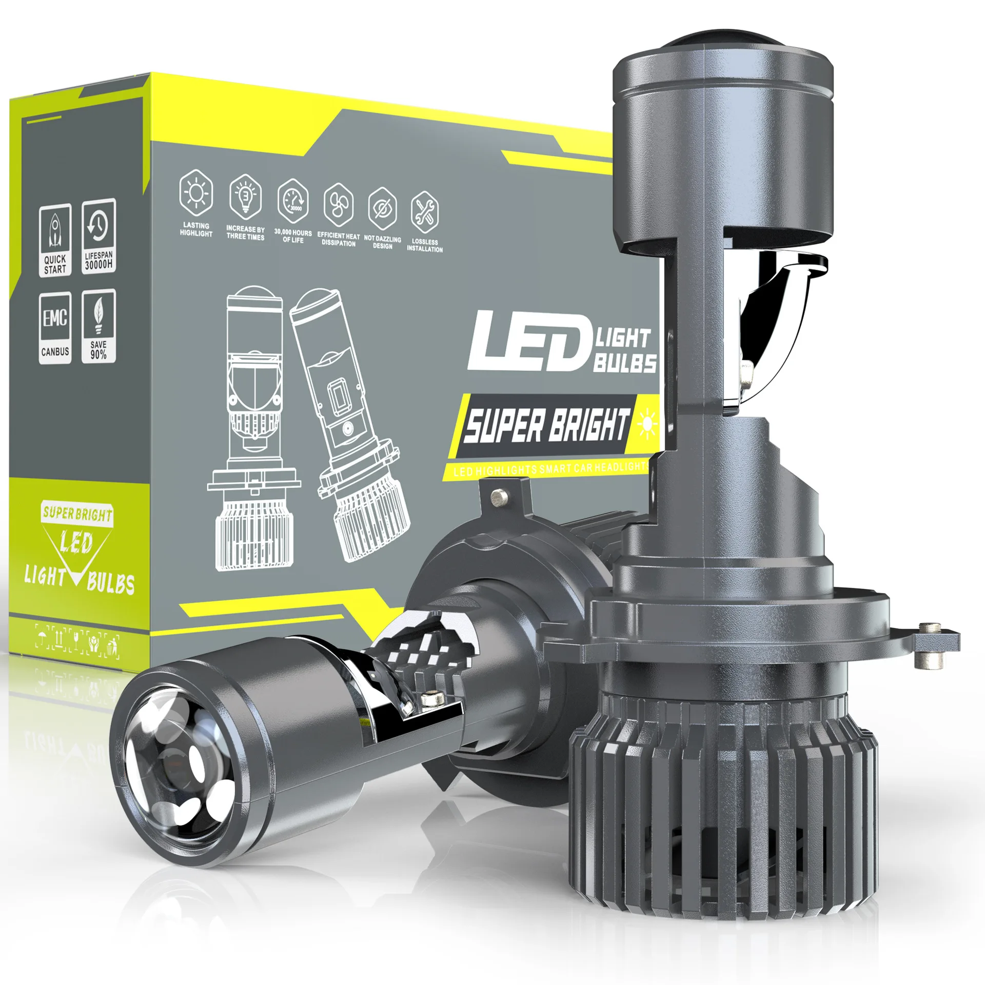 

Upgrade Your Car Lighting Experience with Liquid Cooled Copper Tube H4 9003 HB2 Lens