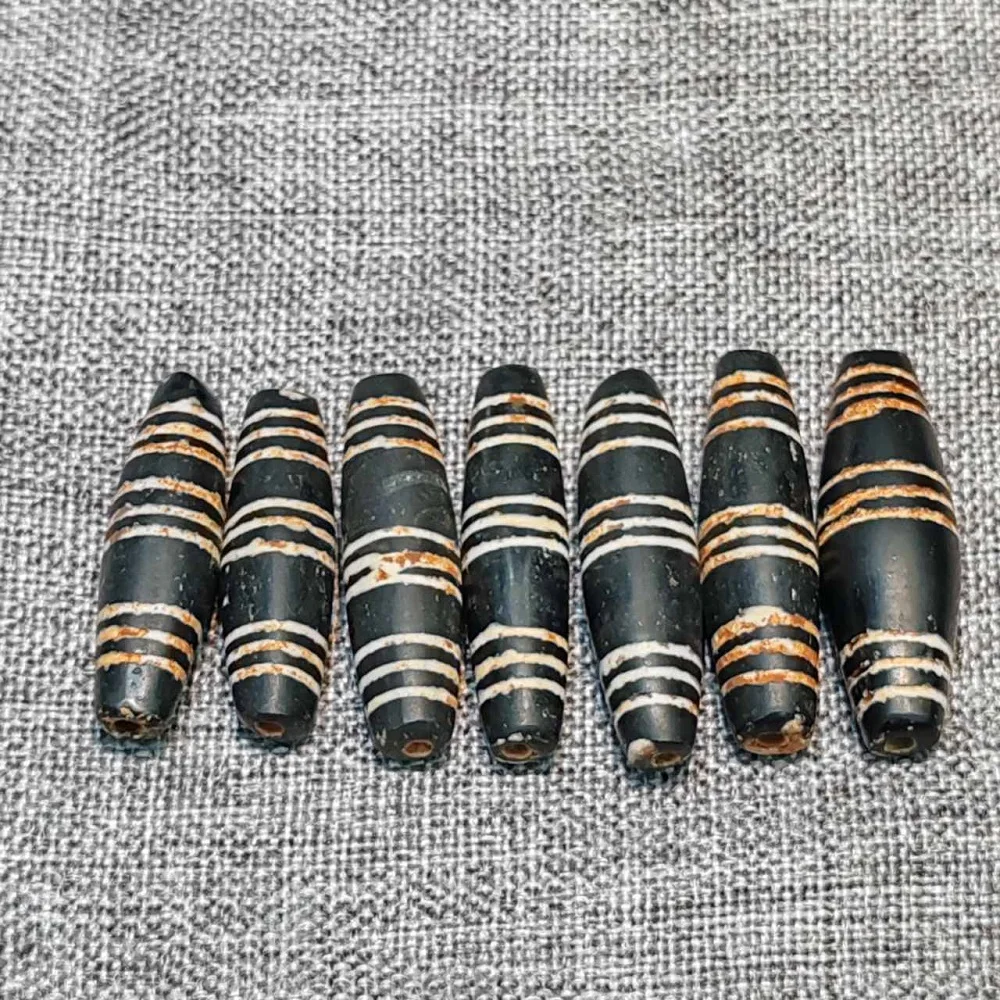 Тибетский Агат Dzi матовая ржавая нить из бисера Totem ожерелье Tianzhu Мужская и