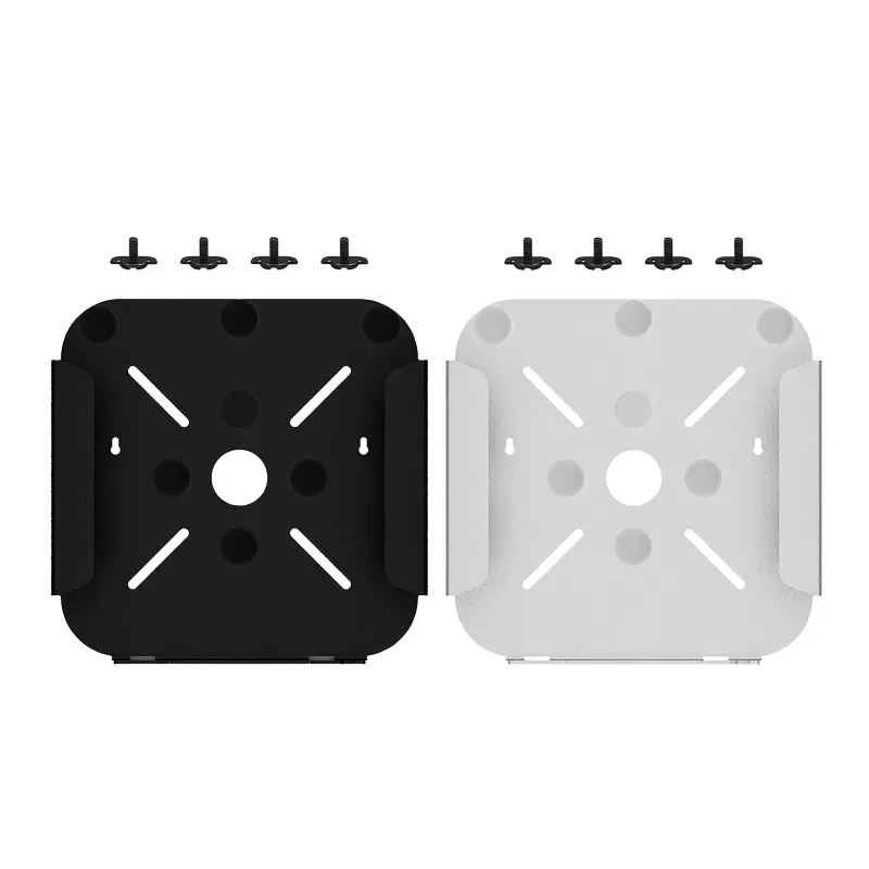 

For TV Box Protective Plastic Bedroom Accessories Wall Mounted Living Room Black Home TV Box Player Bracket