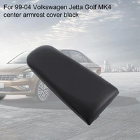 auto waterproof leather car armrest cover wear resistant console microfiber dustproof pad for volkswagen golf mk4 1999 2004