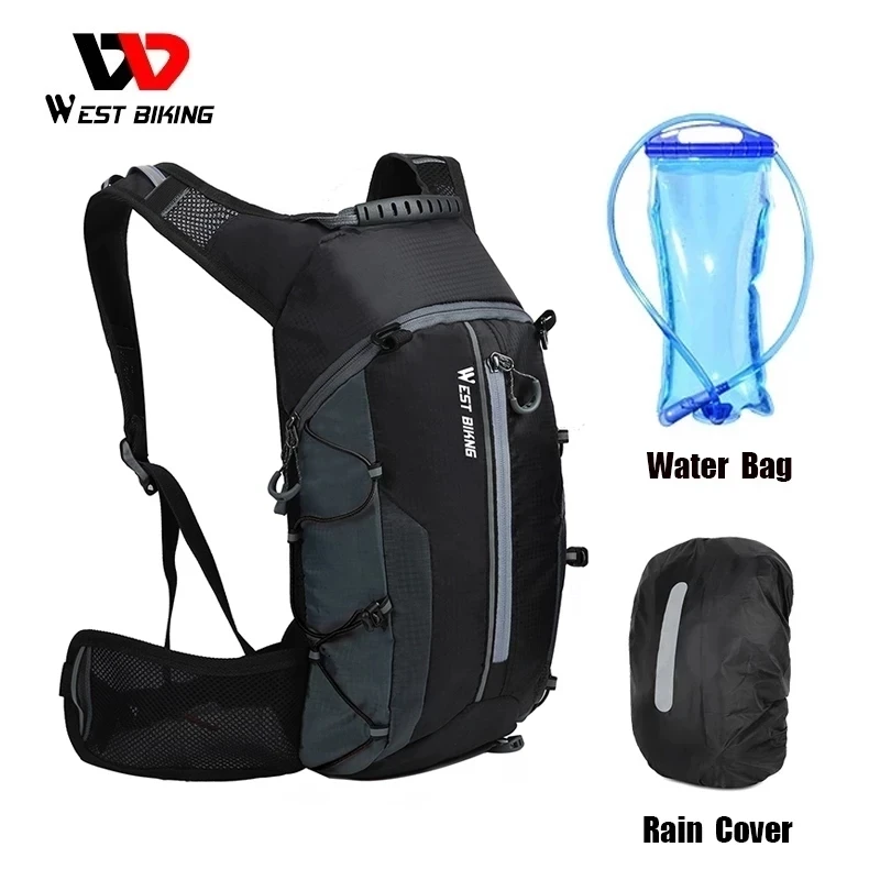 

WEST BIKING Bike Bags Portable 10L/16L Waterproof Ultralight Backpack Outdoor Sport Climbing Hiking Pouch Hydration Backpack