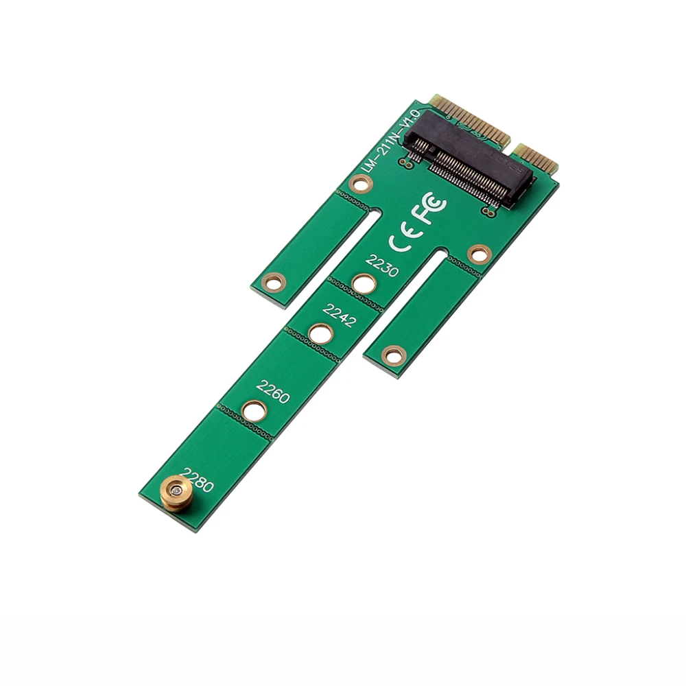 

M.2 B Key SSD To MSATA MINI PCIE Adapter Converter Card For NGFF 22x30mm 22x42mm 22x60mm 22*80mmSSD Support Boot Function