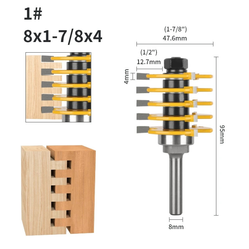 

YUSUN 3-зубчатая фреза для дерева