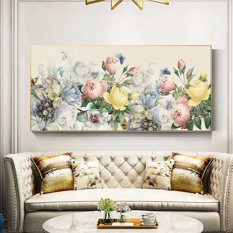 

5D Diamond Painting Golden Rose Full Diamond Embroidery Large Office Living Room Home Decoration Diamond Cross Stitch Kits