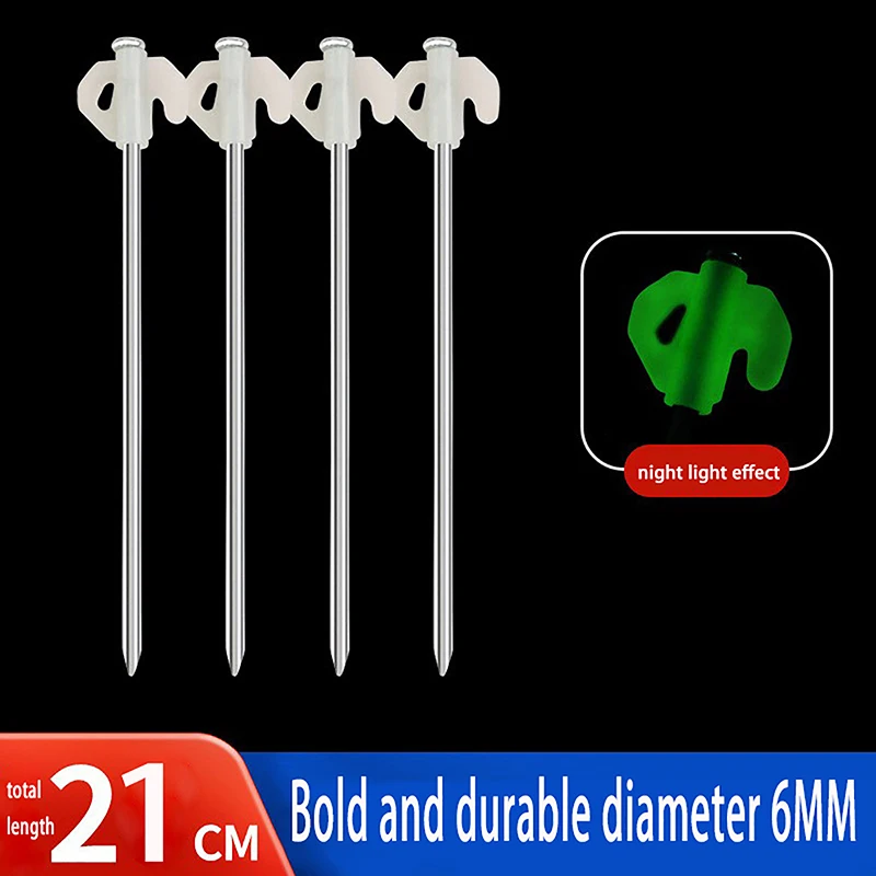 

1 шт. светящаяся палатка, спиральная сталь, фотонавеска, навес, наземный гвоздь, наружный кемпинг, светящиеся гвозди, фиксирующие колышки