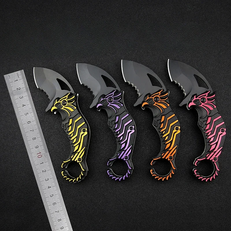 Креативный мини складной нож для активного отдыха кемпинга выживания