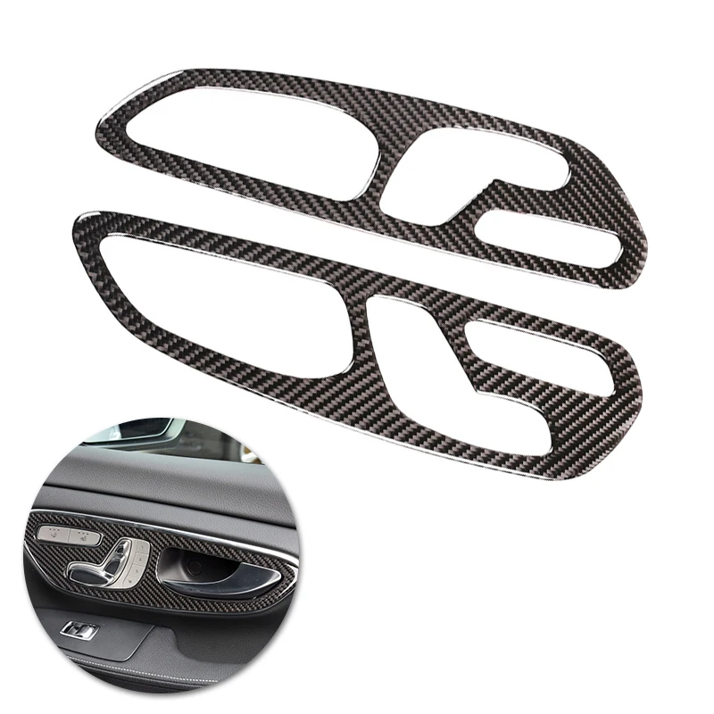 

For Mercedes Benz V Class V250 V260 2015 2016 2017 2018 2019 2020 Car Accessories Door Handle Pull Frame Carbon Fiber Cover