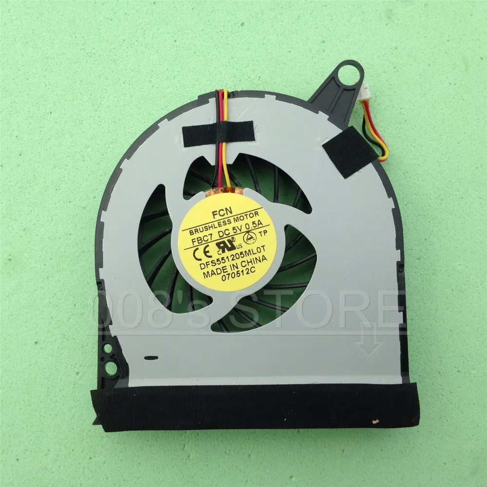 

Совершенно новый вентилятор для охлаждения ЦП ноутбука ACER Aspire V3 V3-731 V3-731G V3-771 V3-771G V3-7710 DFS551205ML0T FBC7 DC 5V 0.5A
