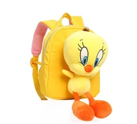 2022toddler backpack plush backpack yellow duckling cute doll fashion casual kindergarten backpack the girls gift 4 6y