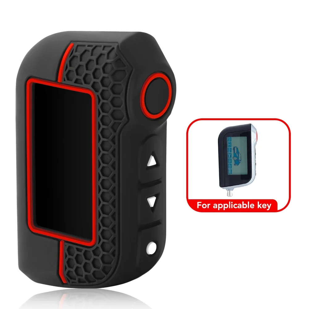 

НОВЫЙ силиконовый чехол для автомобильного ключа, брелок для Starline A93, русская версия, двусторонняя автомобильная сигнали...