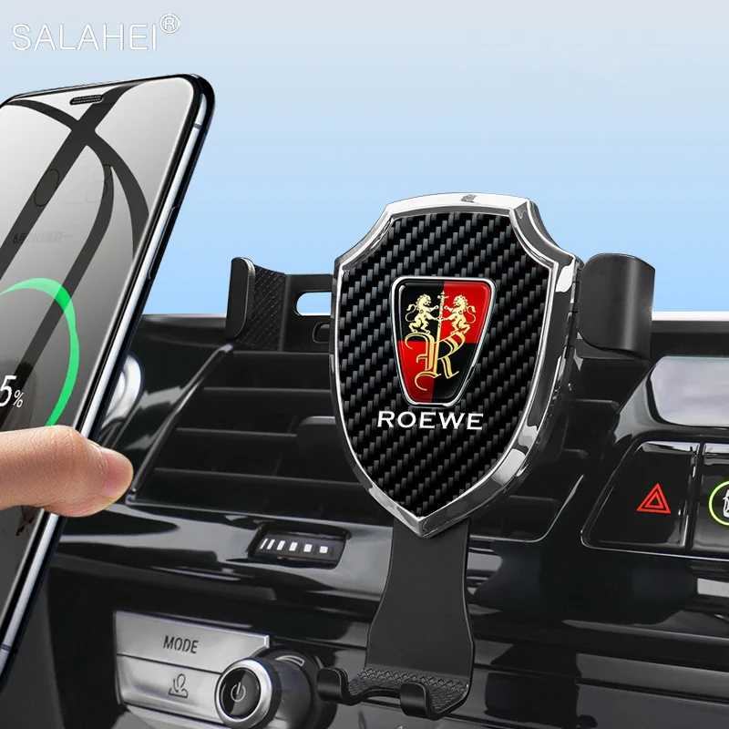 

Gravity Car Air Vent Mobile Phone Bracket Clip GPS Support For Roewe RX3 RX5 RX8 i5 RX8 SUV Auto Mount Stand Holder Accessories