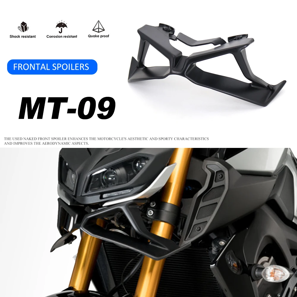 Fit For Yamaha MT-09 MT 09 MT09 SP Motorcycle Accessories Front Downforce Spoilers Downforce Naked Frontal Spoilers 2020 2019