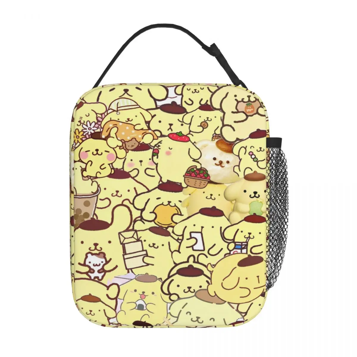 Sanrio Kawaii Pom Purin Изолированные сумки для ланча охлаждающий контейнер еды