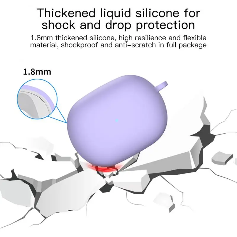 

Soft Silicone TPU Case For Redmi Buds 4 Earbuds Earphone Perfect Fit Protective Shell Cover For Redmi Buds4 Accessories